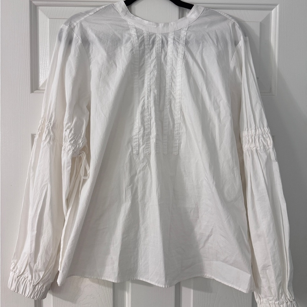 100% Cotton White Women's Top